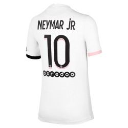Camisola Paris Saint-Germain Neymar Jr 10 Equipamento Segundo 2021-2022 Manga Curta